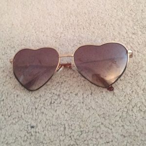 Heart shaped sunglasses